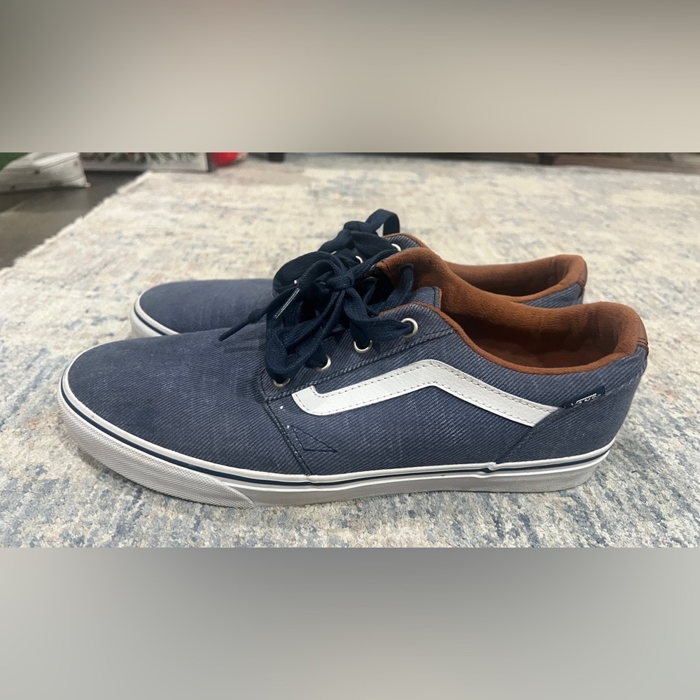 Vans Navy and White Sneakers - Picture 4 of 7